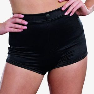 Black high waisted shorts